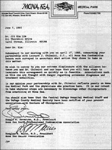 Mona Kea Condominium Assocation letter