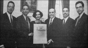 Dr. Smatt and his daughter, Dr. Debonais, Julia Erickson, Dr. Simonetti, Dr. Costa.