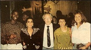 Larry Bell, DC with friends in Barcelona