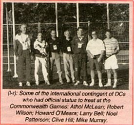 Athol McLean, Robert Wilson, Howard O'Meara, Larry Bell, Noel Patterson, Clive Hill, and Mike Murray.