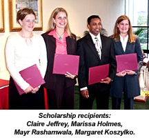 Scholarships recipients