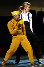 Titof and Celine Dion performing in A New Day.