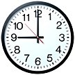 A wall clock.