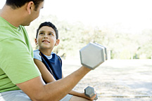 Start Them Off Right Dad & Son