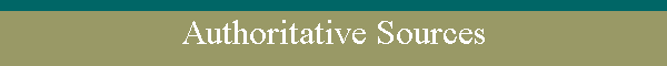 Authoritative Sources