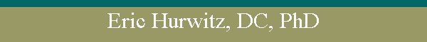 Eric Hurwitz, DC, PhD